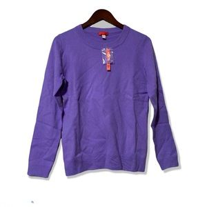 Jennie Liu 100% Cashmere Crewneck Sweater